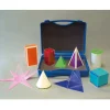 Set Geometrie-Körper mit Flächenabwicklung, 9-tlg. im Koffer