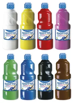Set GIOTTO Acrylfarben à 500 ml, 8-tlg.
