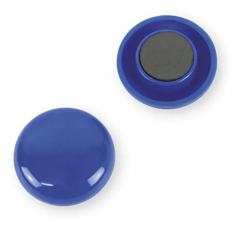 Set Haft-Magnete 30 mm ø, farbig sortiert, 12-tlg.