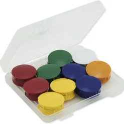 Set Haft-Magnete 38 mm ø in Box, 20-tlg.
