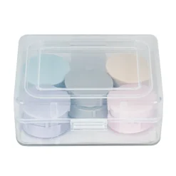 Set Haft-Magnete 27 mm ø in Box, 10-tlg., pastelfarben