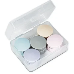 Set Haft-Magnete 27 mm ø in Box, 10-tlg., pastelfarben