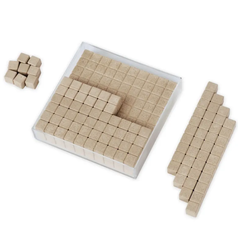 Set Hunderter-Platte, 29-tlg., RE-Wood