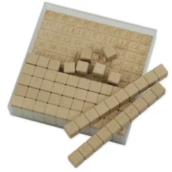 Set Hunderter-Platte, 29-tlg., RE-Wood