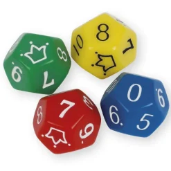 Set Joker-Würfel 0-10, 4-tlg., 21 mm ø