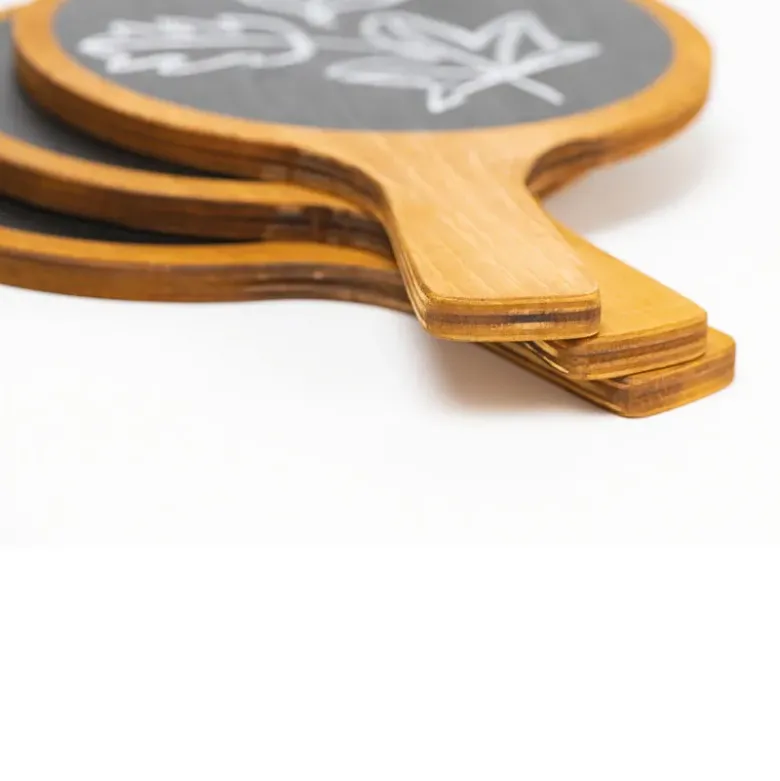 Set Kreidetafeln aus Holz, 3 Stück