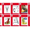 Set Lesebüchlein A6, rote Serie, 10-tlg.