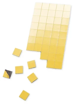 Set Magnet-Plättchen selbstklebend, 5 verschiedene Größen, 434-tlg.