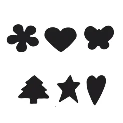 Set Motiv-Stanzer für Moosgummi, 3-tlg.