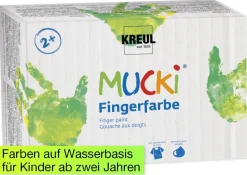 Set MUCKI Fingerfarbe à 150 ml, 6-tlg.