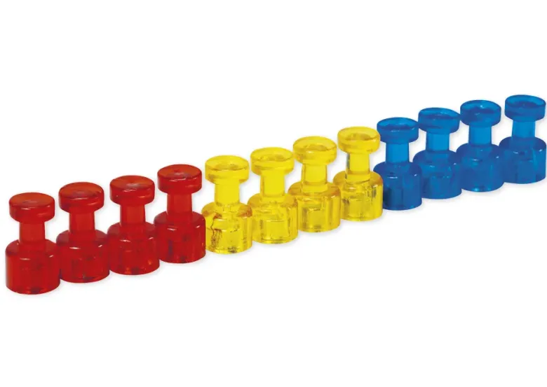 Set Neodym-Magnete mit Griff, 11 mm ø, 12 Stück