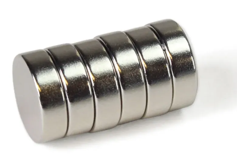 Set Neodym-Magnete, 10mm ø, 6tlg.