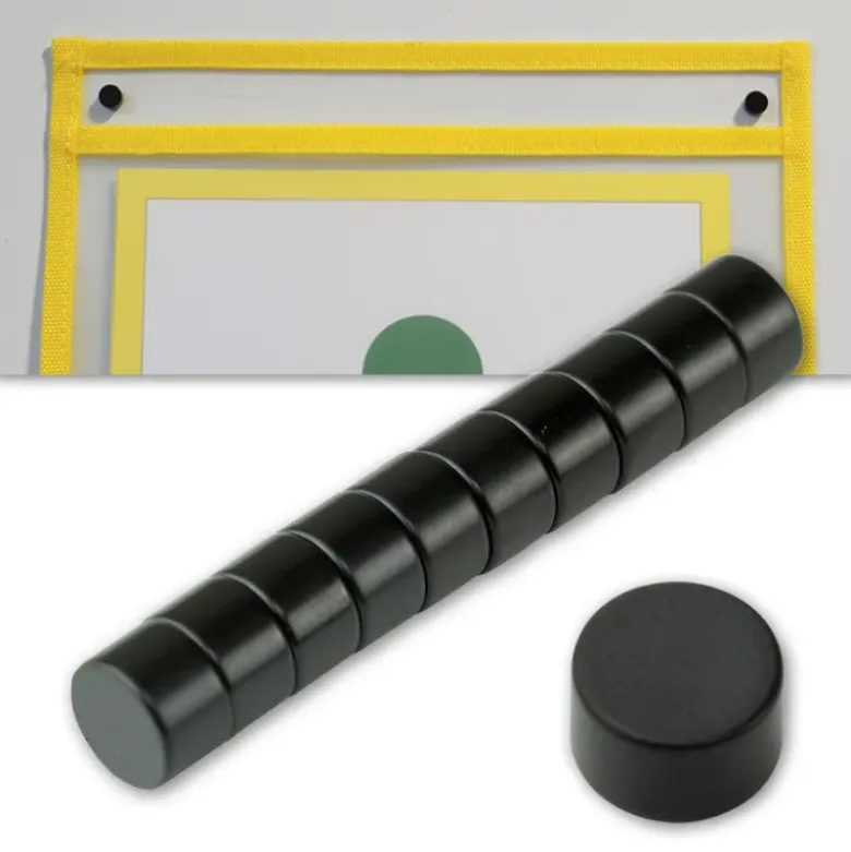 Set Neodym-Magnete 10-tlg., 8mm ø, 5mm hoch