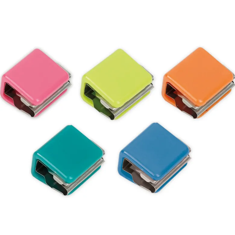 Set Papierstapel-Klammern XL, 5-tlg., opak
