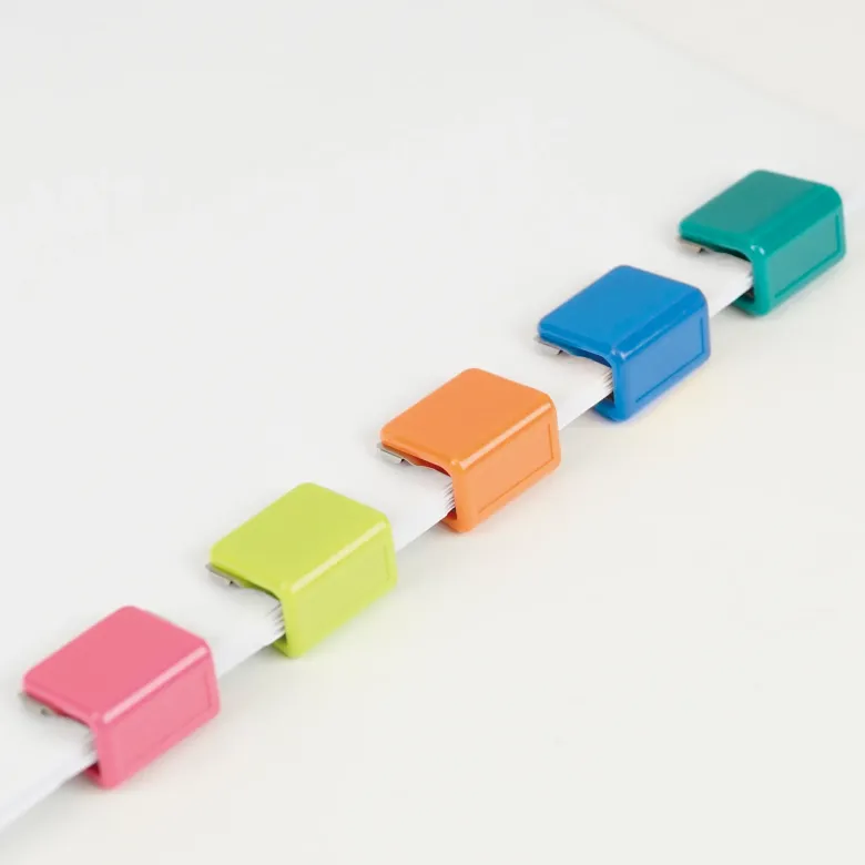 Set Papierstapel-Klammern XL, 5-tlg., opak
