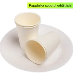Set Pappbecher weiß, 20 cl, 50 Stück