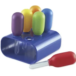 Set Pipetten XXL aus Kunststoff 7-tlg, mit Ständer