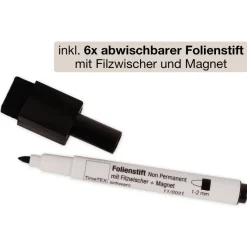 Set Prima-Colori Whiteboard mit Punktraster und Blanko A4, 6 Stück