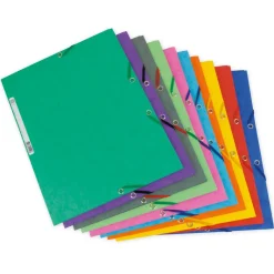 Set Sammelmappe aus Pappe A4-Plus, 10 Stück, farbig