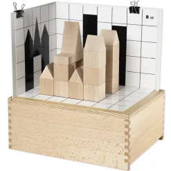 Set Schatten-Vorlagen für Schattenbauspiel, 20 Stück