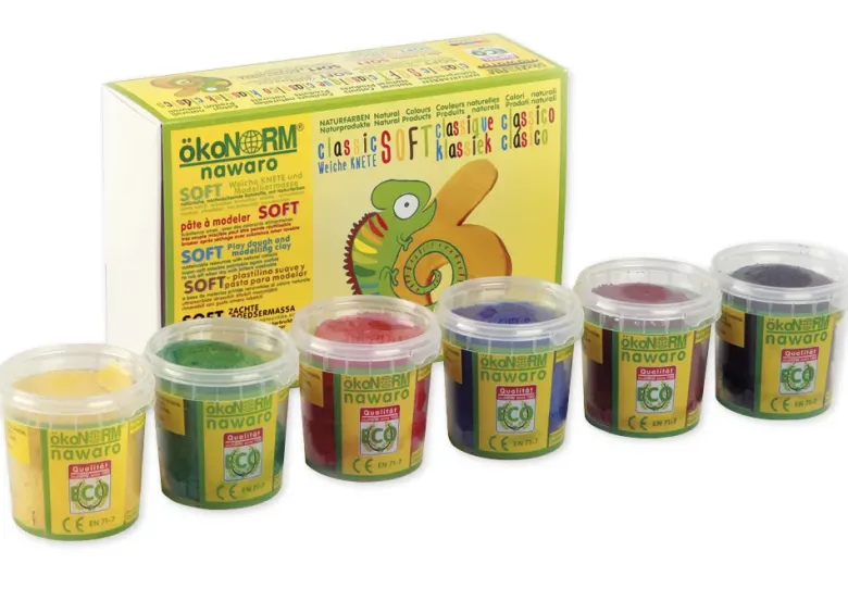 Set SOFT-Modelliermasse nawaro, 6-tlg.