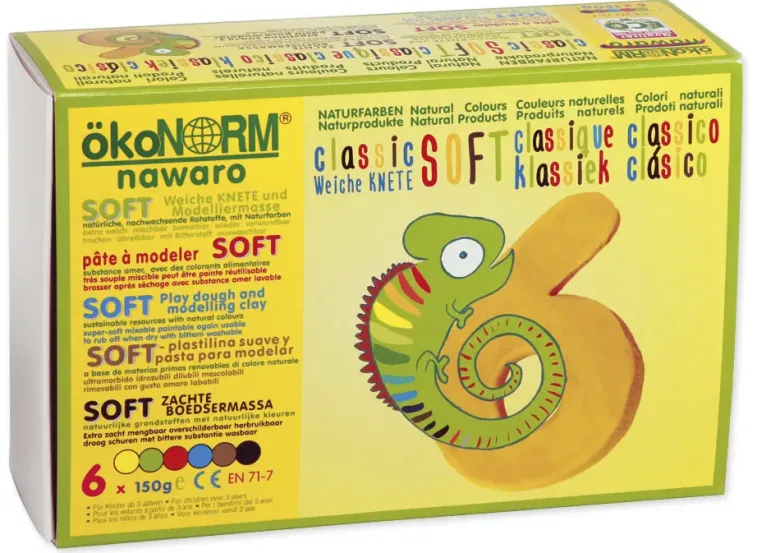 Set SOFT-Modelliermasse nawaro, 6-tlg.