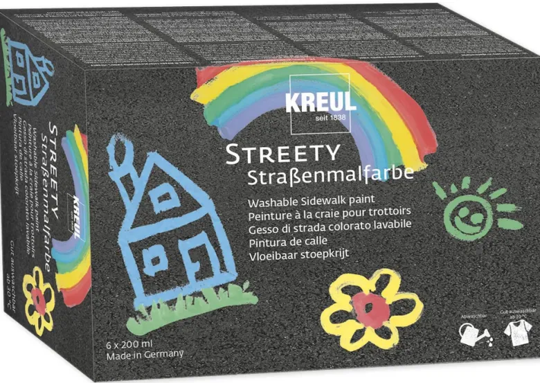 Set Streety Straßen-Malfarbe à 200 ml, 6-tlg.