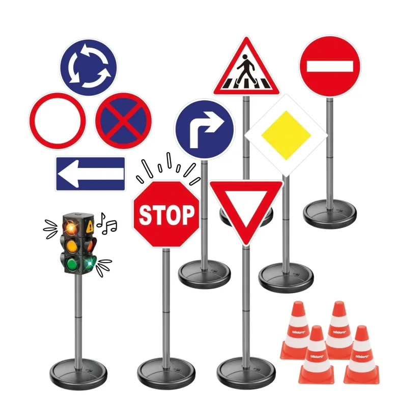 Set "Verkehrszeichen" XXL, 49-tlg.