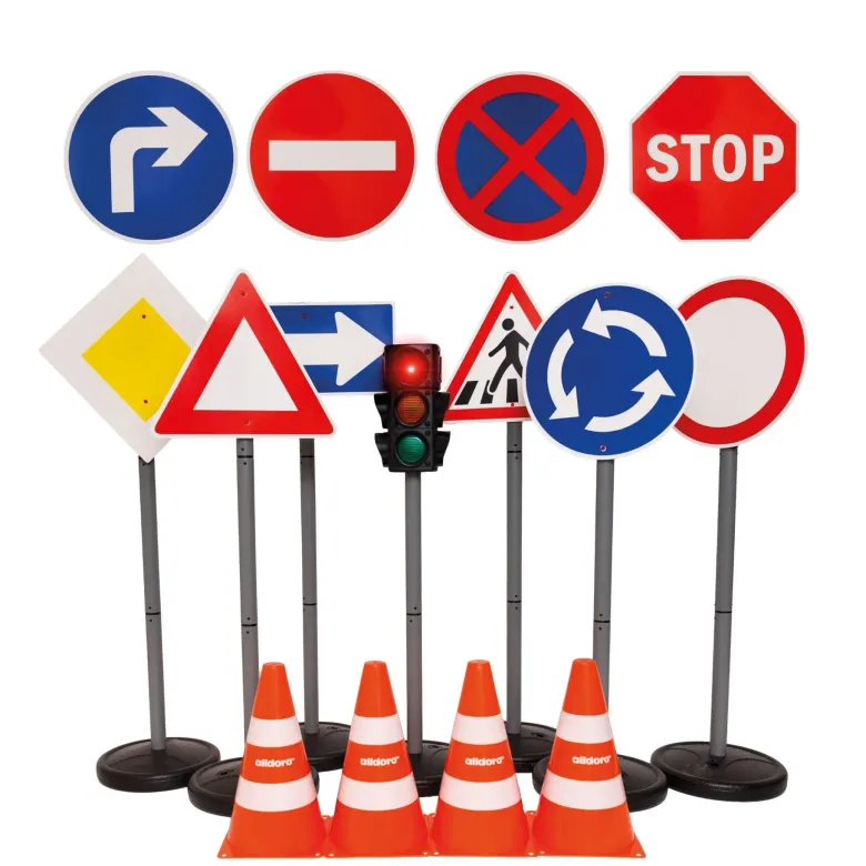 Set "Verkehrszeichen" XXL, 49-tlg.