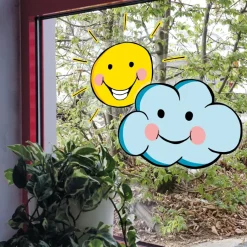 Set Wetter-Fensterfolien A3, 6-tlg., statisch