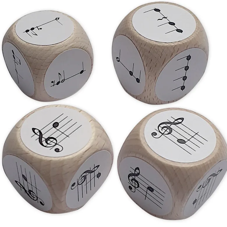 Set Würfel "Pentatonik", 4-tlg.