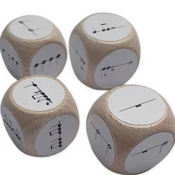 Set Würfel "Rhythmik", 4-tlg.