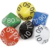 Set Würfel zehnseitig 00-90 (Zehner), 6 Stück im Polybeutel
