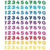 Set Zahlen aus Filz, bunt, selbstklebend, 300 Stück