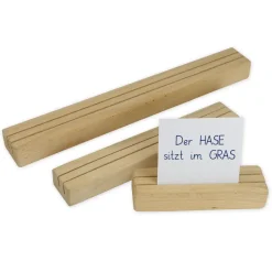 Setzleiste aus Buchenholz, 25 cm