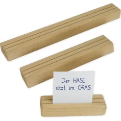 Setzleiste aus Buchenholz, 25 cm