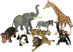 Set Zoo-Tiere, 9-tlg.