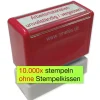 Siebdruck-Stempel "Perpetuum", "Arbeitsmaterialien"