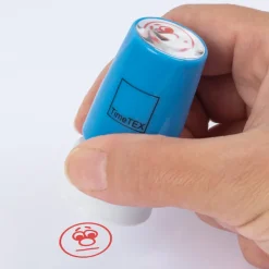 Siebdruck-Stempel "Perpetuum", "Gesicht neutral"