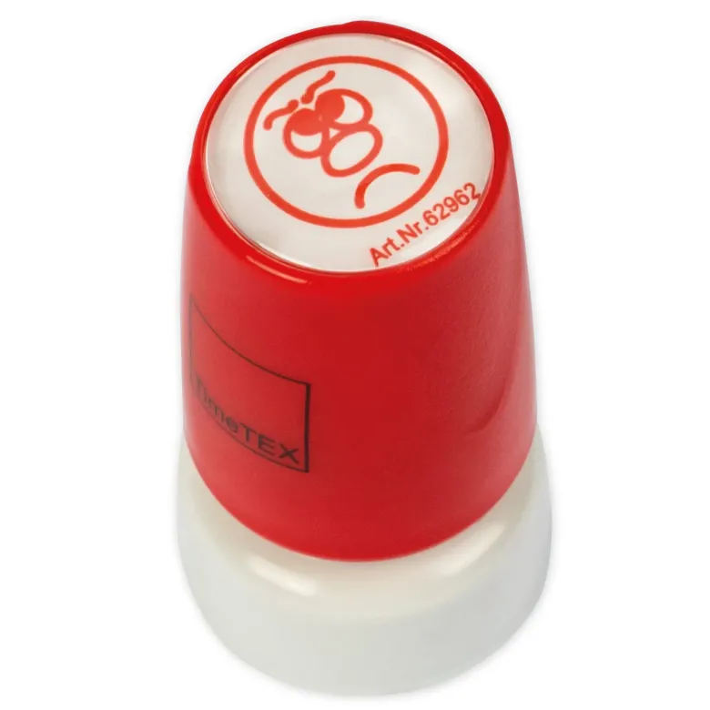 Siebdruck-Stempel "Perpetuum", "Gesicht traurig"