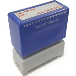 Siebdruck-Stempel "Perpetuum", "Hausaufgabe"