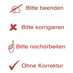 Siebdruck-Stempel