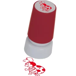 Siebdruck-Stempel "Perpetuum", "Marienkäfer"
