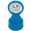 Siebdruck-Stempel "Perpetuum" rund "Hund"