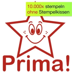 Siebdruck-Stempel "Perpetuum", "Stern - Prima"