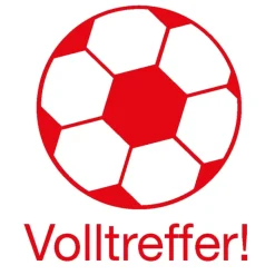 Siebdruck-Stempel "Perpetuum", "Volltreffer"