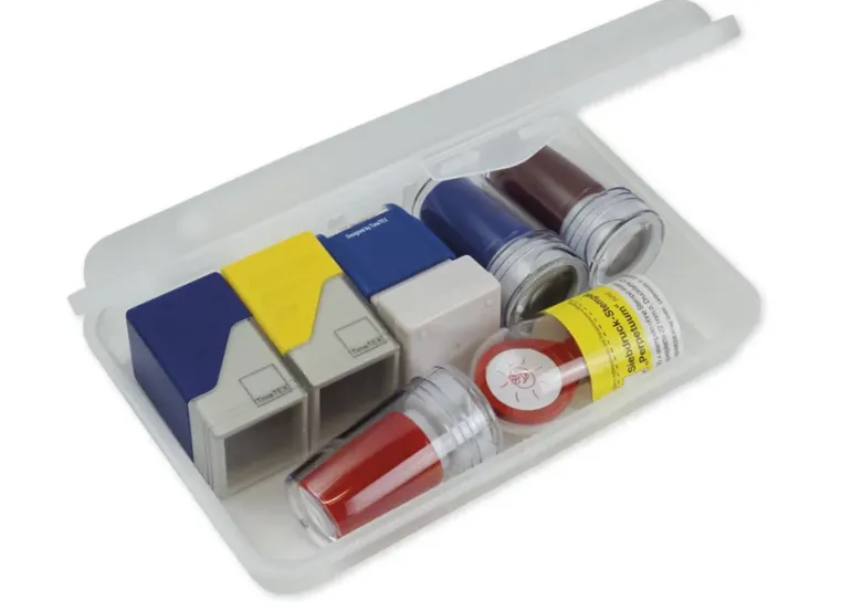 Siebdruck-Stempel-Set "Positive Verstärkung", Basis 8-tlg., in Box