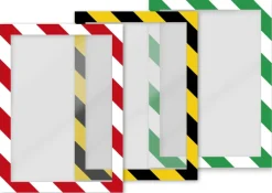 Signal-Rahmen-Einstecktaschen A4, magnetisch, 3-tlg.