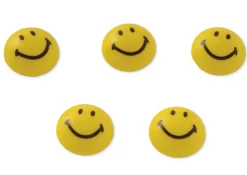 Smiley-Magnete 20 mm ø, 8 Stück