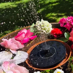 Solar-Brunnen mit 5 Aufsätzen
